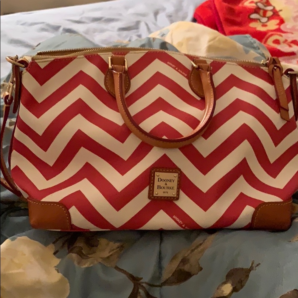 Dooney & Bourke chevron satchel